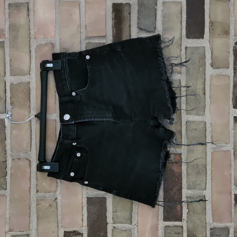 GAP Jean Shorts, 26, Black